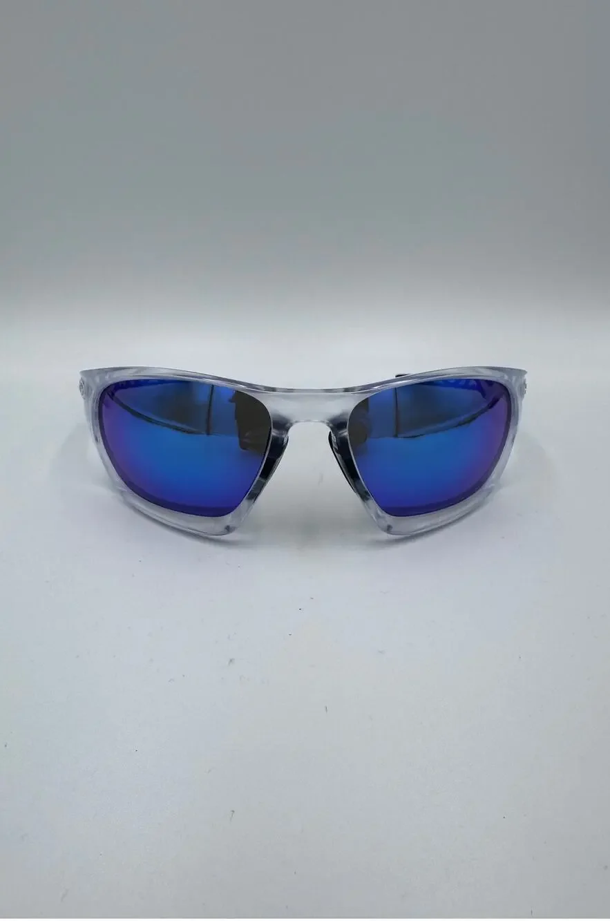 New Oakley 9431 lateralis prizm sapphire Lenses, matte clear Frame